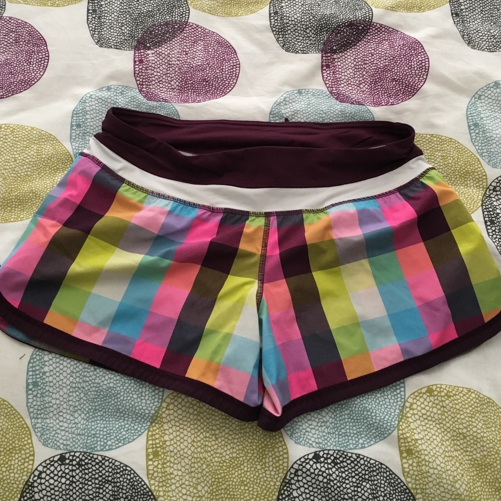 Lululemon running shorts size 8